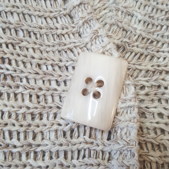 Effortless Style NWOT One Button Cardigan Sweater Sz M - Picture 8 of 12